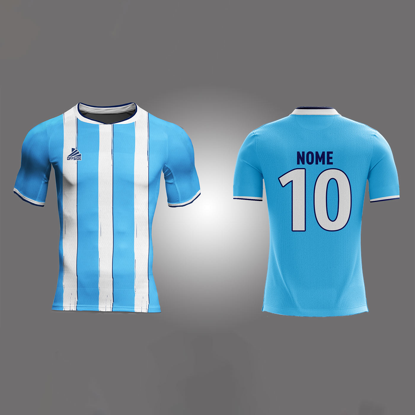 CAMFUTOFFSUBLIMRISCASVERT-2 Camisola Equipamento de Futebol Sublimado